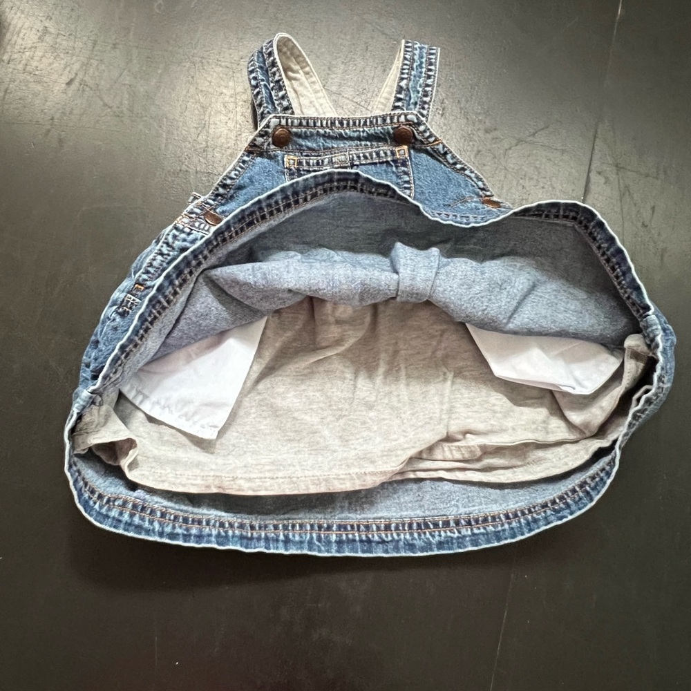 VTG Denim GAP Baby Dress w/ Lining - Picture 4 of 7